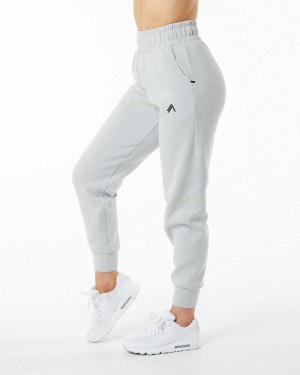 Dámské Kalhoty Jogger Alphalete ELMTS Cuffed Šedé | CZ-492581