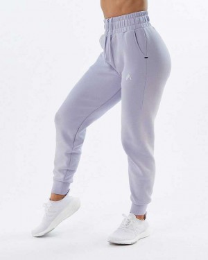 Dámské Kalhoty Jogger Alphalete ELMTS Cuffed Fialové | CZ-548136