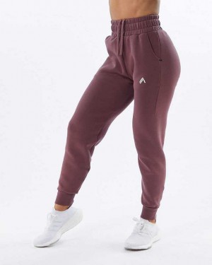 Dámské Kalhoty Jogger Alphalete ELMTS Cuffed Fialové | CZ-643017