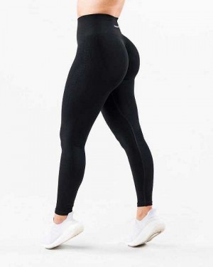 Dámské Legíny Alphalete Amplify Contour Černé | CZ-460785