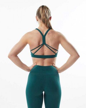 Dámské Sportovní Podprsenka Alphalete Pulse Kinetic Blankyt | CZ-165480