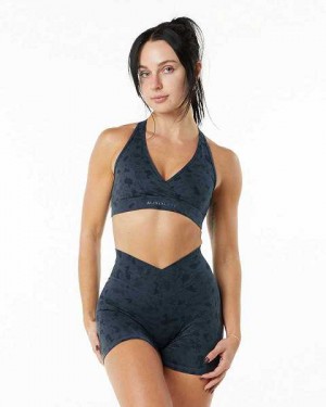 Dámské Sportovní Podprsenka Alphalete Surface Wrap Blankyt | CZ-920457