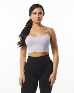 Dámské Tílko Alphalete Ultrasoft Camisole Fialové | CZ-627893