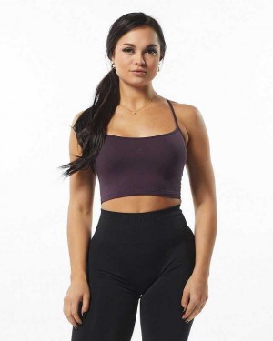 Dámské Tílko Alphalete Ultrasoft Camisole Fialové | CZ-213549