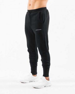 Pánské Kalhoty Jogger Alphalete Academy Club Černé | CZ-631490