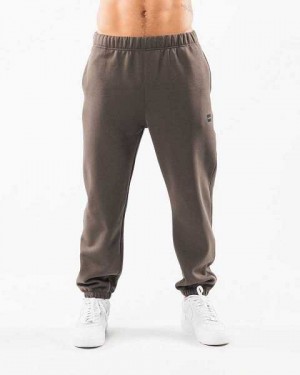 Pánské Kalhoty Jogger Alphalete Academy Relaxed Hnědé | CZ-741023