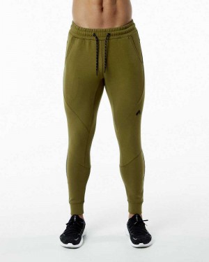 Pánské Kalhoty Jogger Alphalete ELMTS Cuffed Zelene | CZ-504962