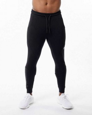 Pánské Kalhoty Jogger Alphalete ELMTS Cuffed Černé | CZ-876519