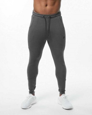 Pánské Kalhoty Jogger Alphalete ELMTS Zip Šedé | CZ-952136