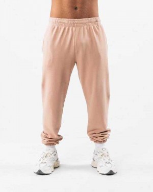 Unisex Kalhoty Jogger Alphalete Earth Dye Natural Hnědé | CZ-120876