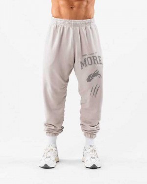 Unisex Kalhoty Jogger Alphalete Earth Dye Grafická Šedé | CZ-102478