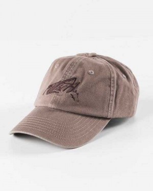 Unisex Čepice Alphalete Stencil Vintage Hnědé | CZ-643720