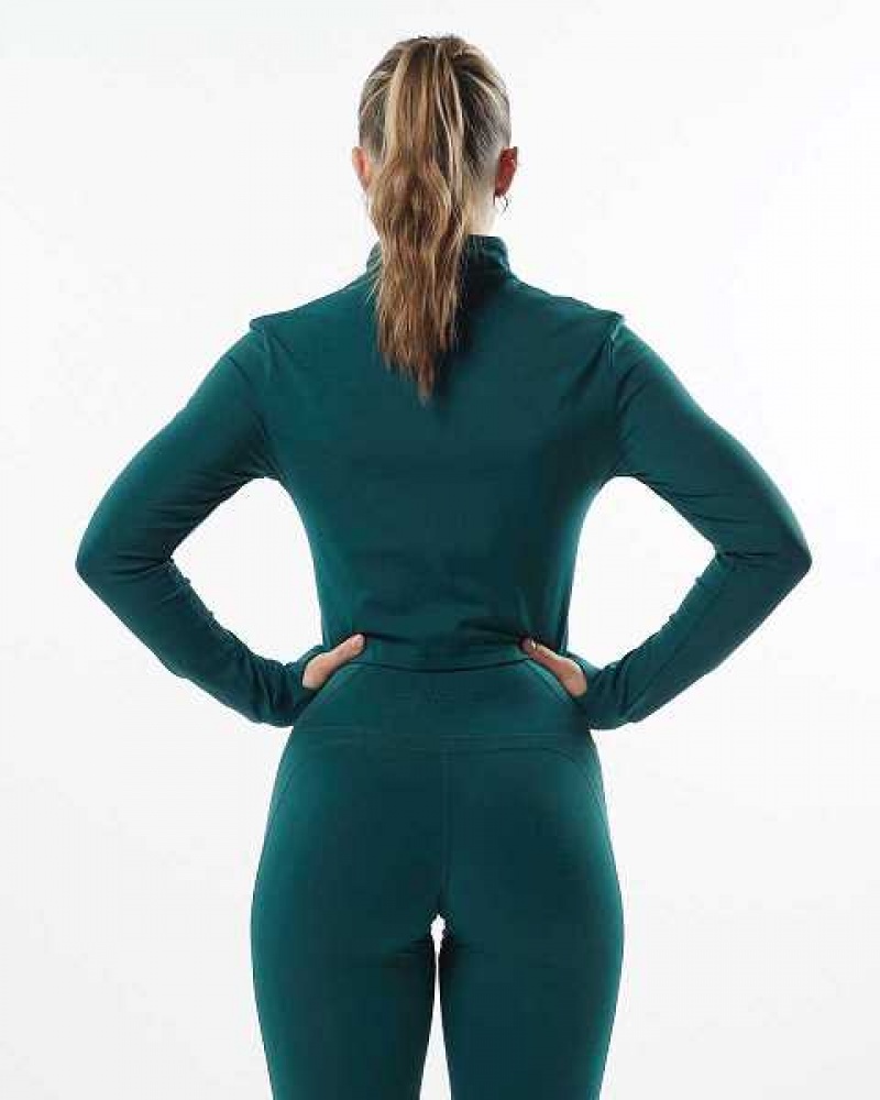 Dámské Bundy Alphalete Pulse Blankyt | CZ-743281