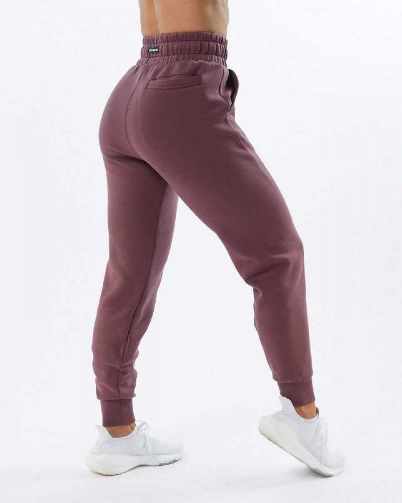 Dámské Kalhoty Jogger Alphalete ELMTS Cuffed Fialové | CZ-643017