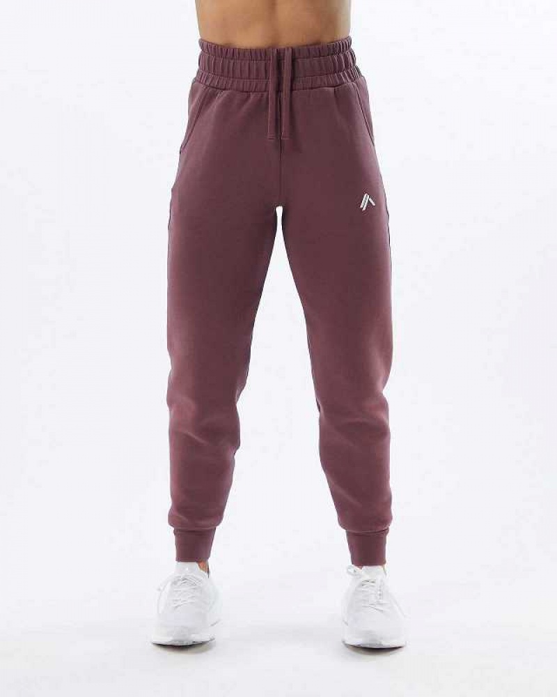 Dámské Kalhoty Jogger Alphalete ELMTS Cuffed Fialové | CZ-643017