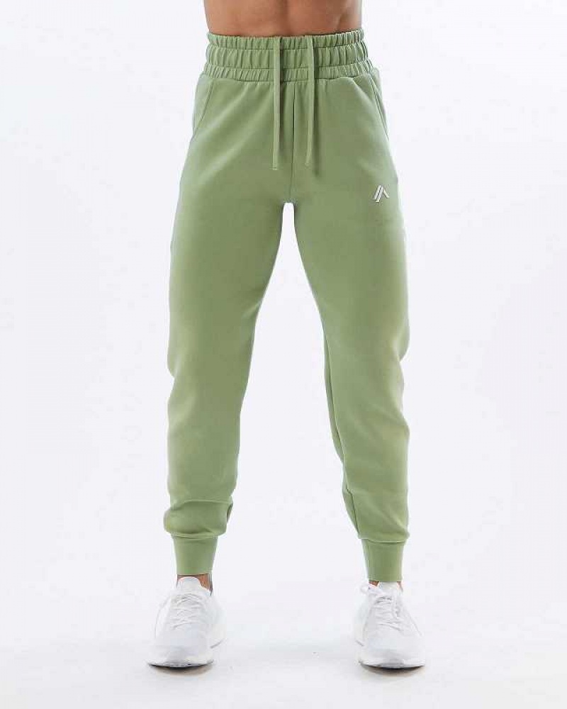 Dámské Kalhoty Jogger Alphalete ELMTS Cuffed Světle Zelene | CZ-479085