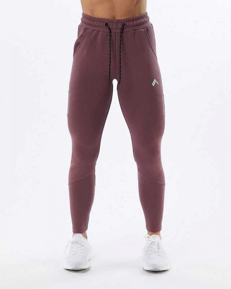Dámské Kalhoty Jogger Alphalete ELMTS Zip Fialové | CZ-528064