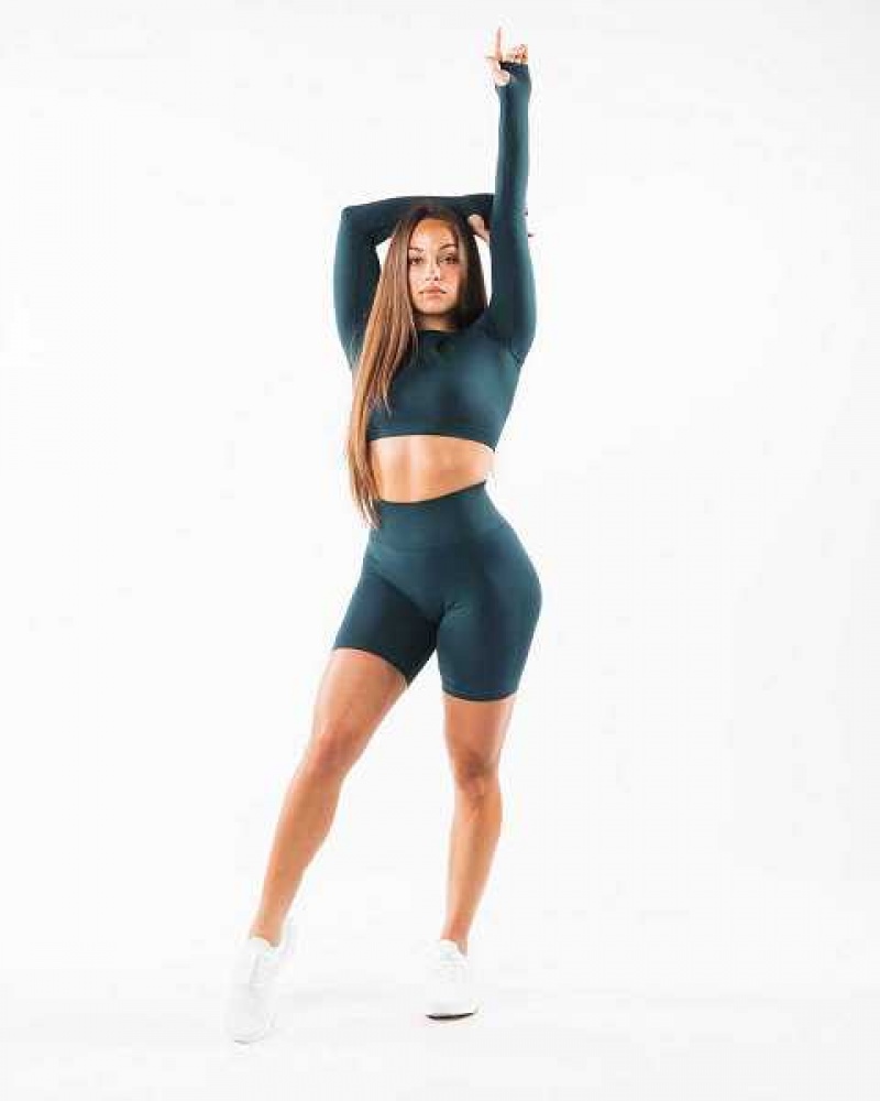 Dámské Kraťasy Alphalete Amplify 6.5” Blankyt | CZ-079641