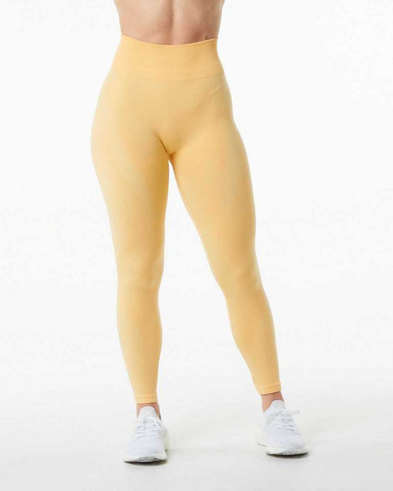 Dámské Legíny Alphalete Ozone Žluté | CZ-640821