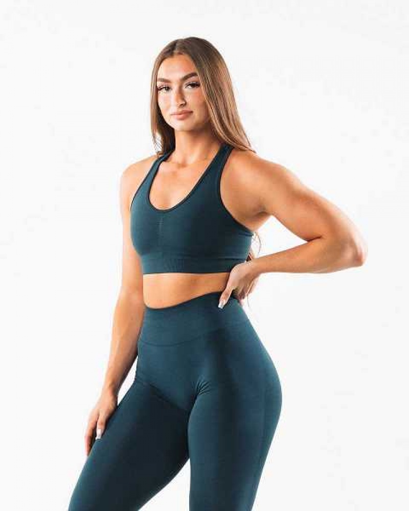Dámské Sportovní Podprsenka Alphalete Amplify Blankyt | CZ-091478