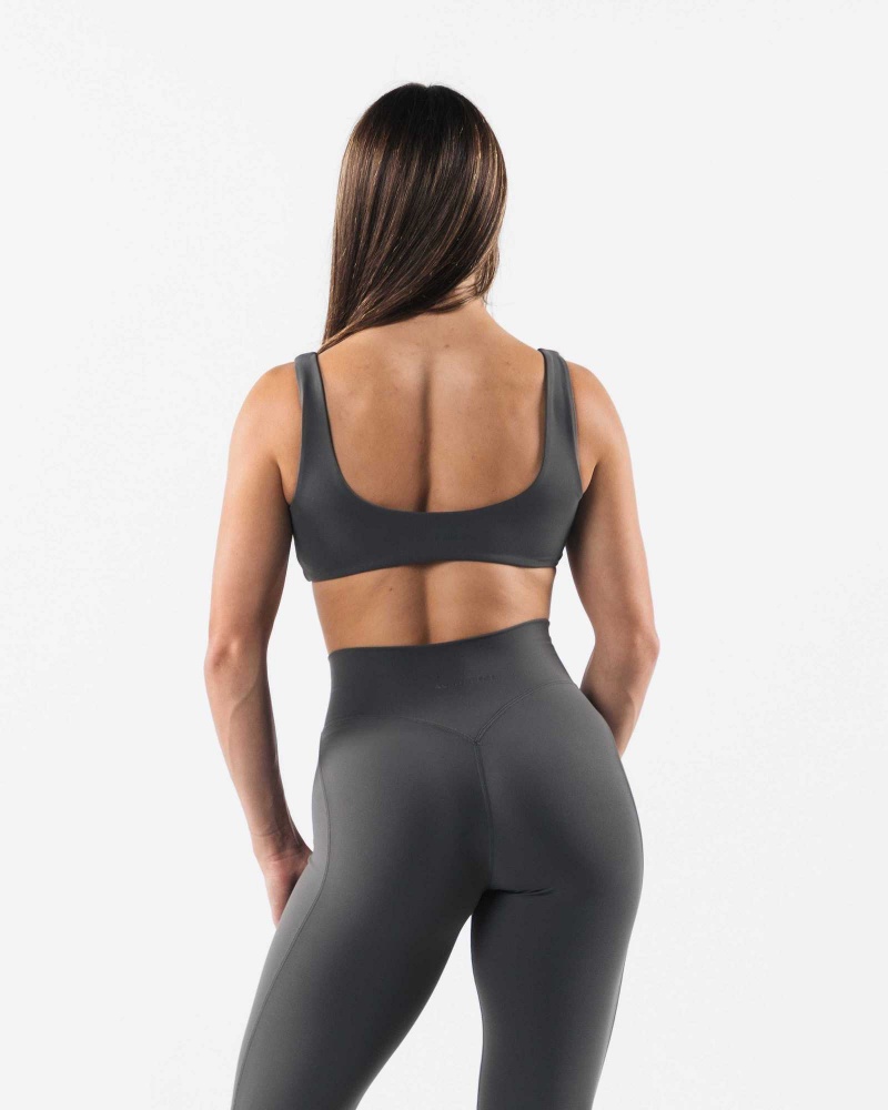 Dámské Sportovní Podprsenka Alphalete Aura Sculpt Šedé | CZ-158027
