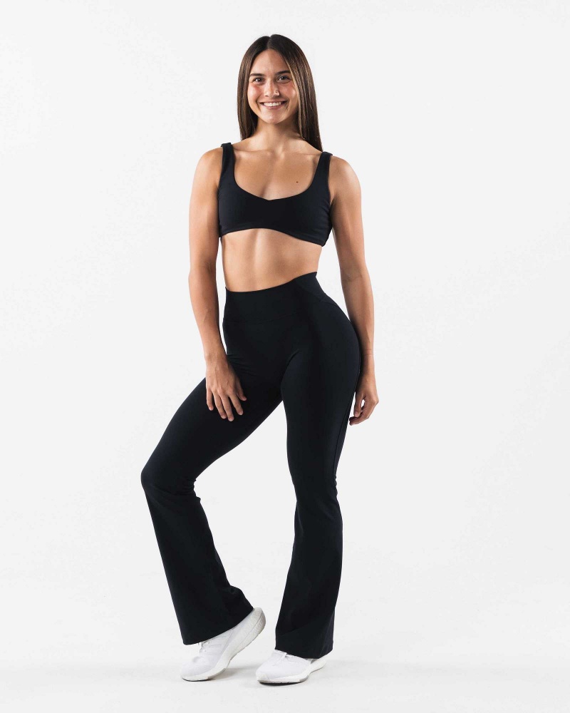 Dámské Sportovní Podprsenka Alphalete Aura Sculpt Černé | CZ-298376