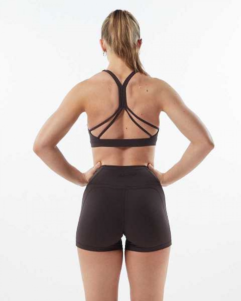 Dámské Sportovní Podprsenka Alphalete Pulse Kinetic Šedé | CZ-974256