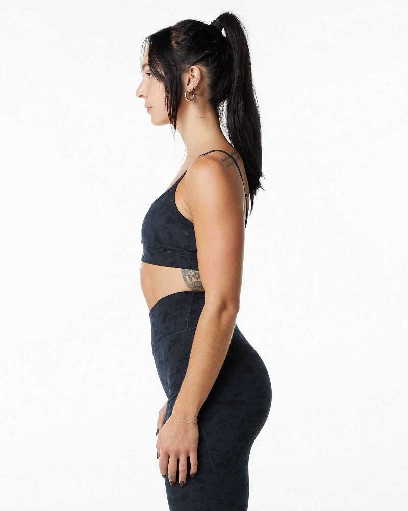 Dámské Sportovní Podprsenka Alphalete Surface Limitless Černé | CZ-706854