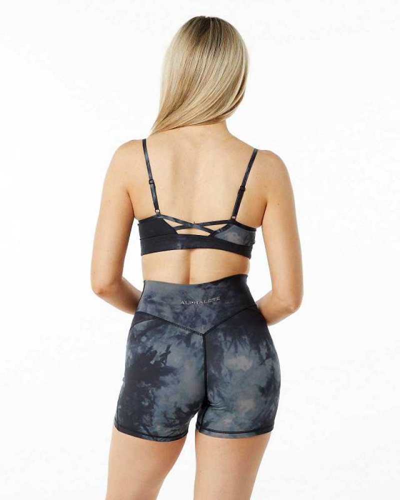 Dámské Sportovní Podprsenka Alphalete Surface Limitless Černé | CZ-983672