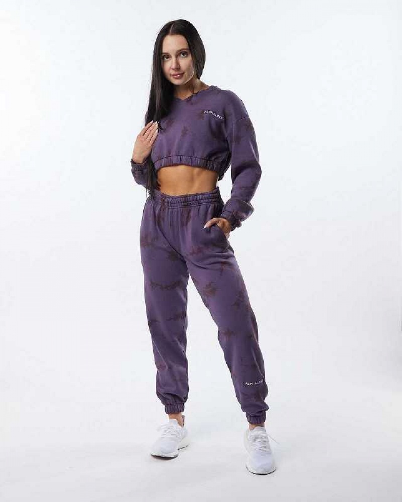 Dámské Svetr Alphalete HCTS Fialové | CZ-214093