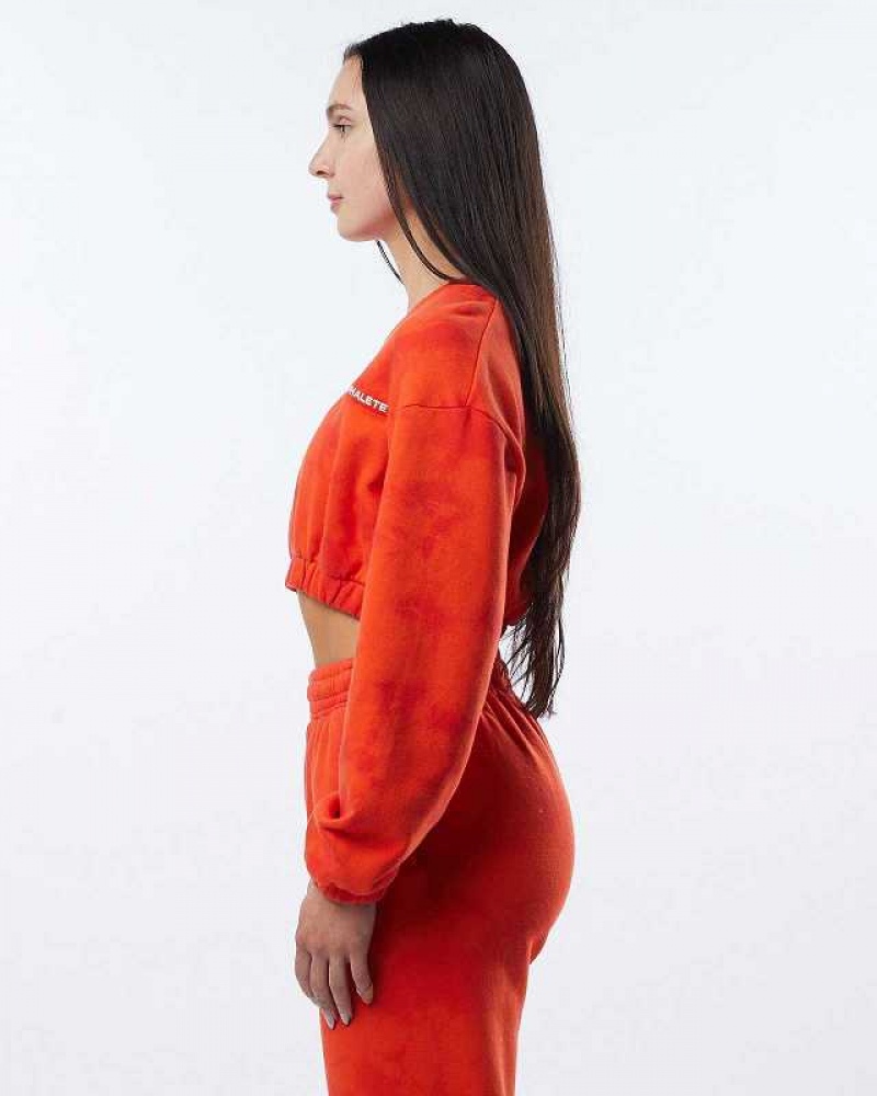 Dámské Svetr Alphalete HCTS Červené | CZ-401276