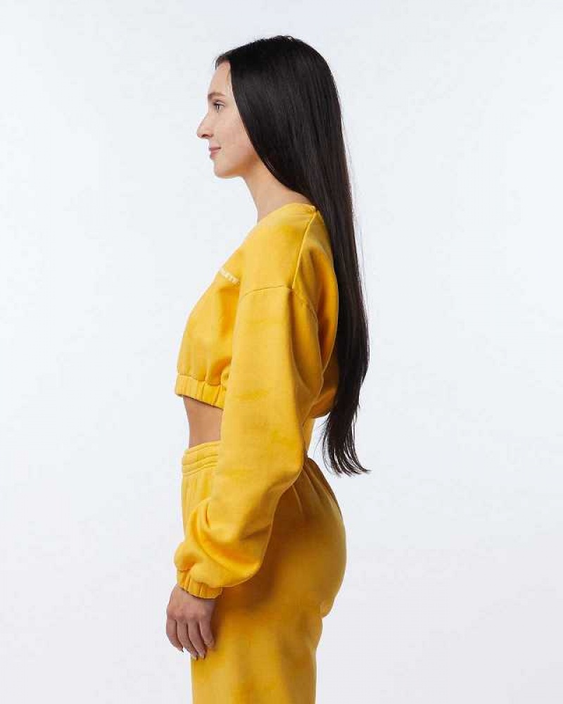 Dámské Svetr Alphalete HCTS Žluté | CZ-417389