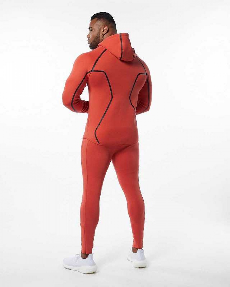 Pánské Bundy Alphalete ELMTS Atletické Oranžové | CZ-307594