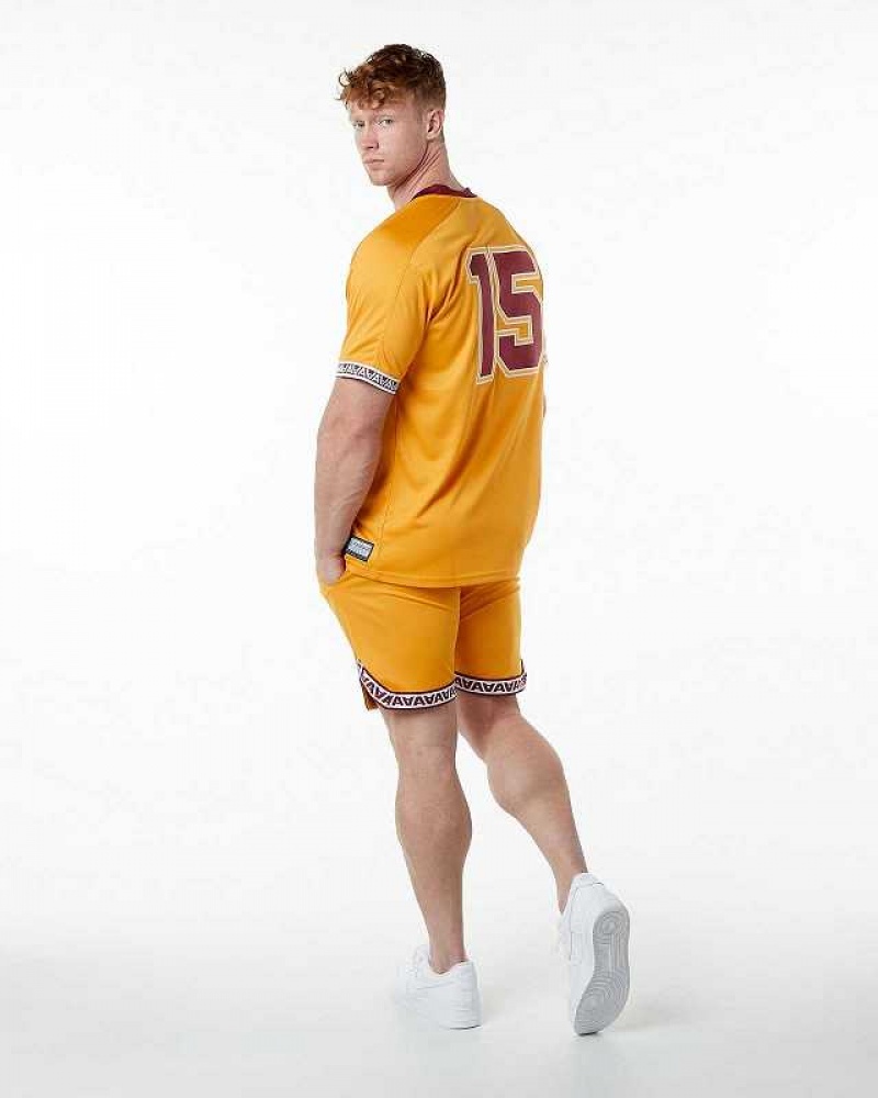 Pánské Dres Alphalete Varsity NFL Žluté | CZ-057692