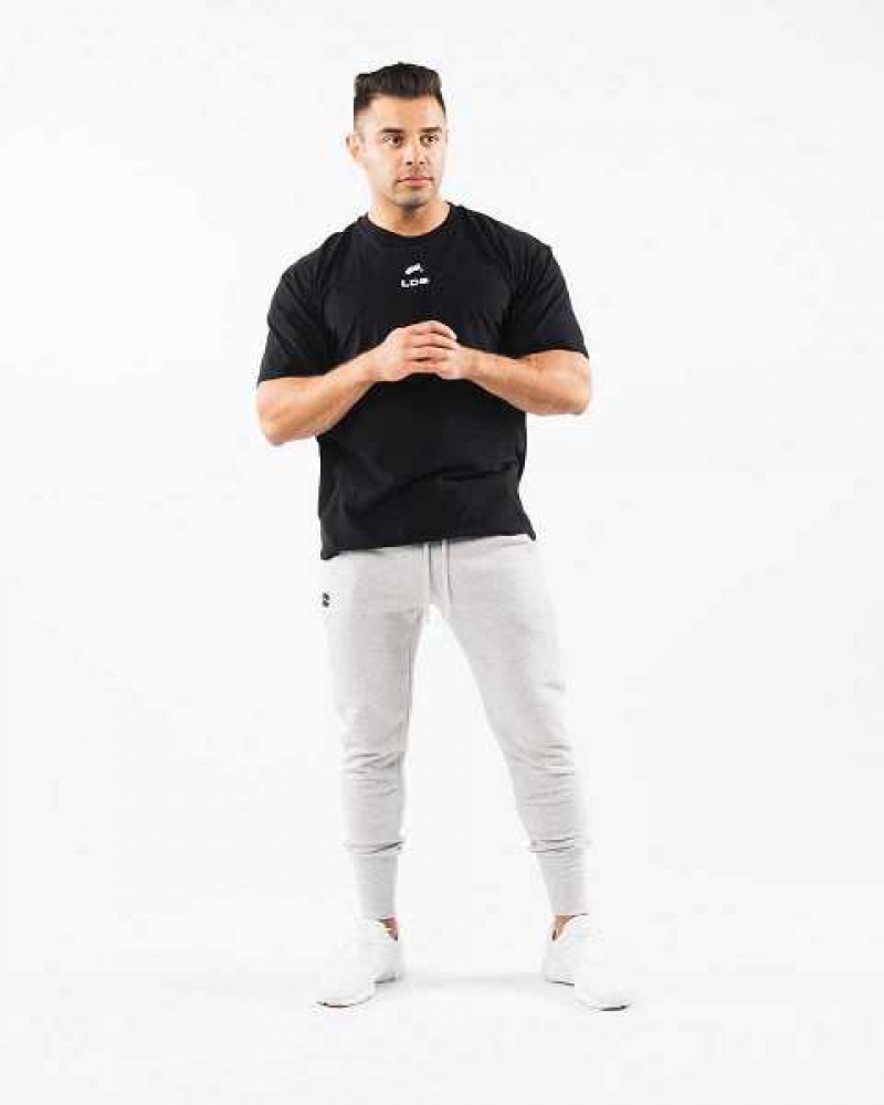 Pánské Kalhoty Jogger Alphalete Academy Club Šedé | CZ-749038