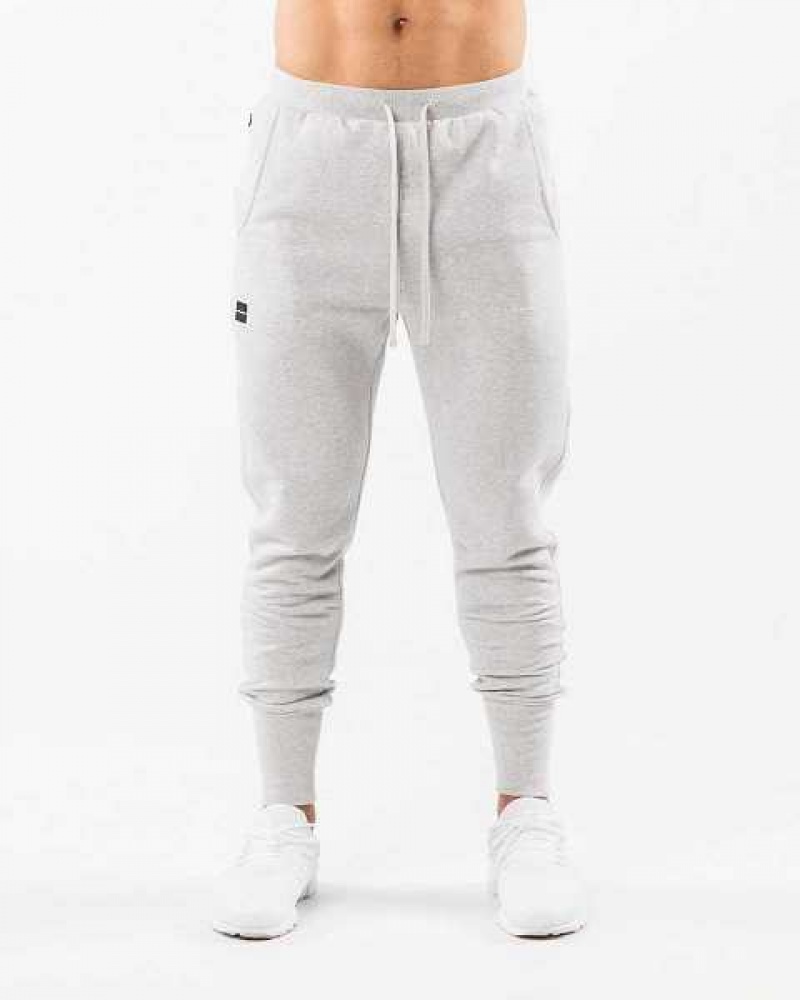 Pánské Kalhoty Jogger Alphalete Academy Club Šedé | CZ-749038