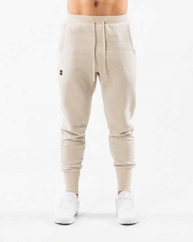 Pánské Kalhoty Jogger Alphalete Academy Club Hnědé | CZ-560179
