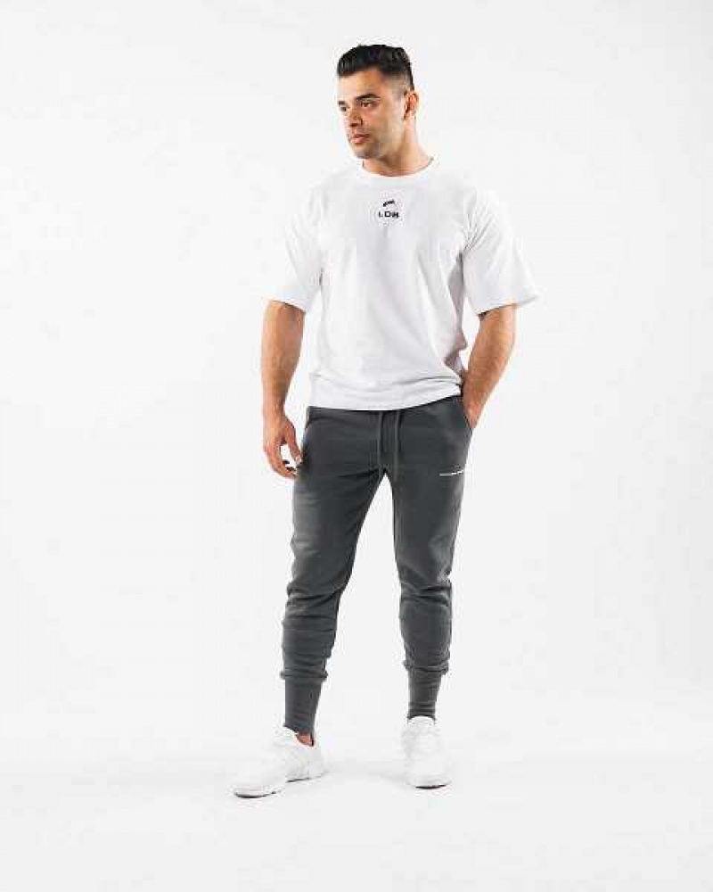 Pánské Kalhoty Jogger Alphalete Academy Club Šedé | CZ-716985