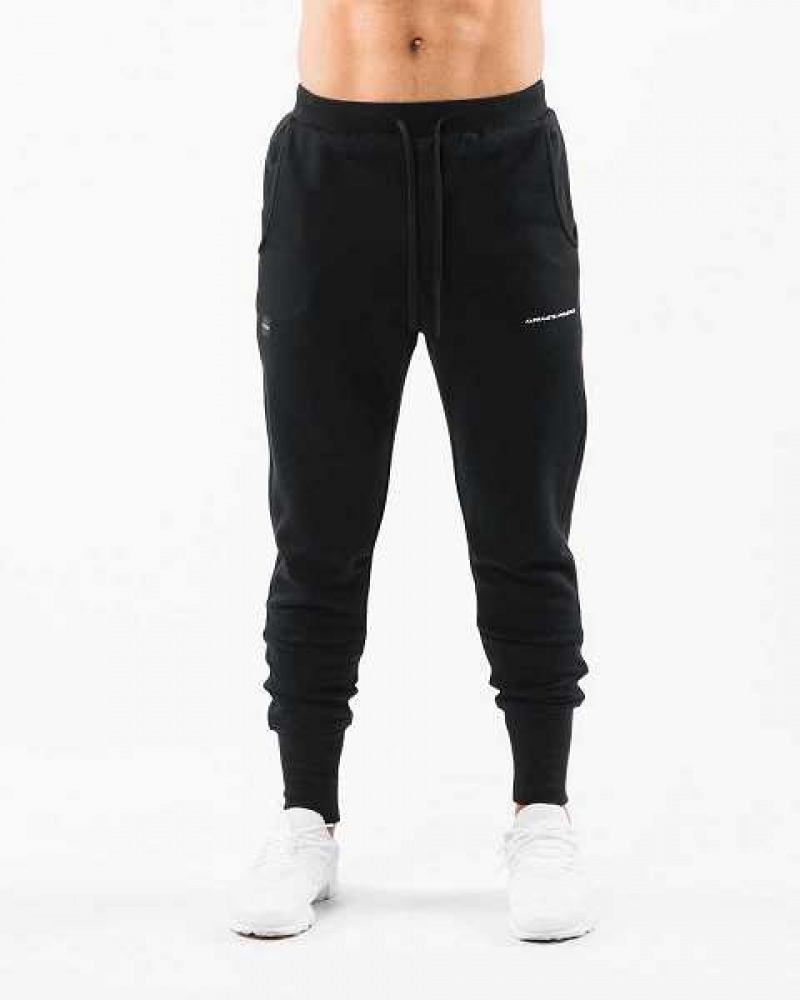 Pánské Kalhoty Jogger Alphalete Academy Club Černé | CZ-631490