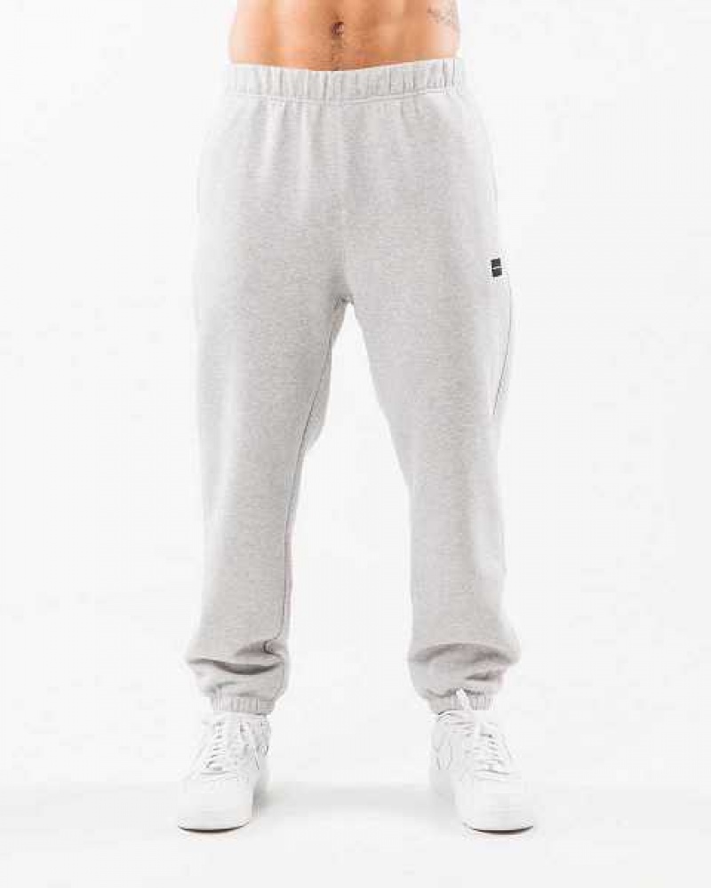 Pánské Kalhoty Jogger Alphalete Academy Relaxed Šedé | CZ-859632