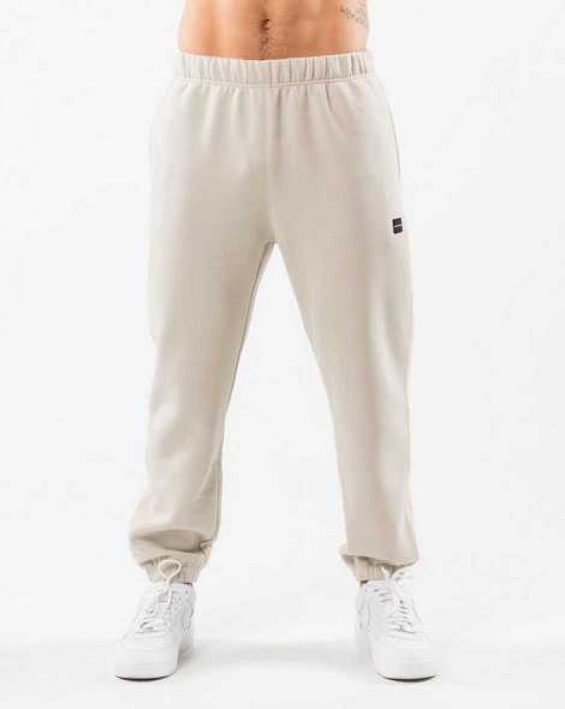 Pánské Kalhoty Jogger Alphalete Academy Relaxed Hnědé | CZ-312495