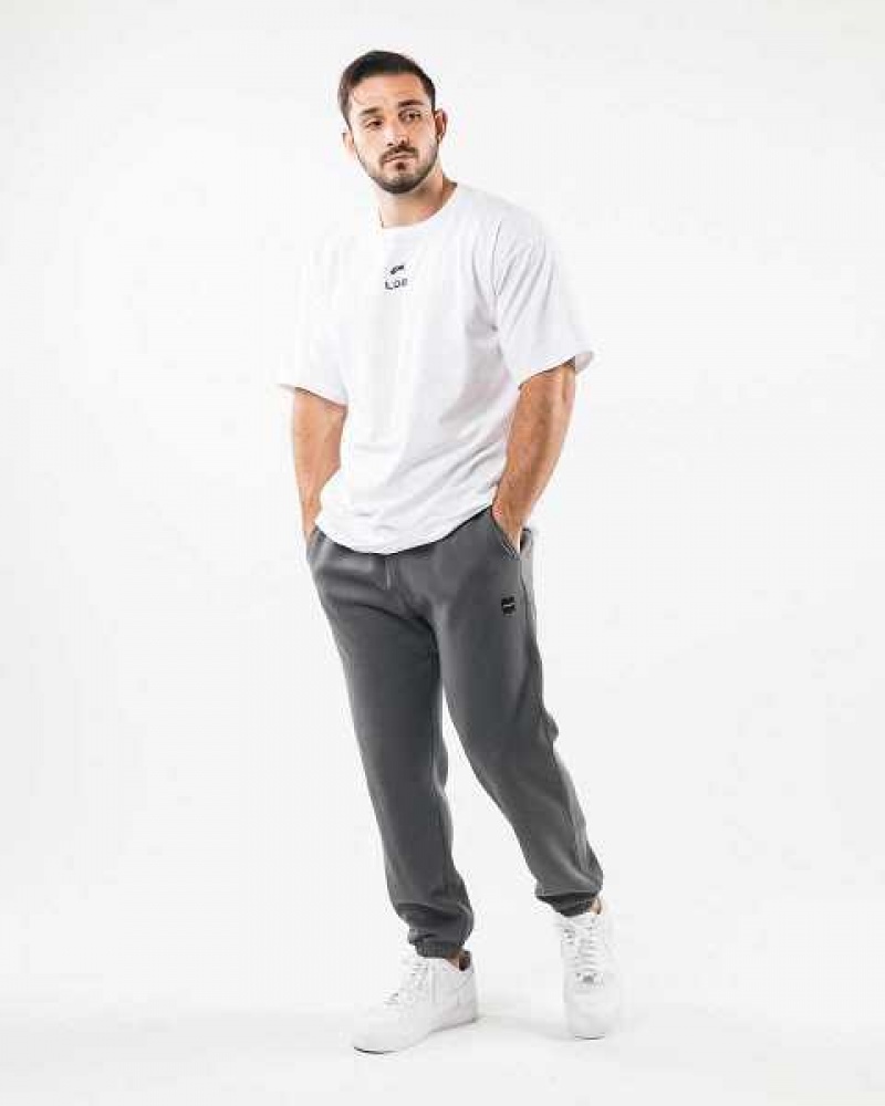 Pánské Kalhoty Jogger Alphalete Academy Relaxed Šedé | CZ-619587