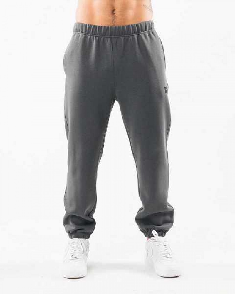 Pánské Kalhoty Jogger Alphalete Academy Relaxed Šedé | CZ-619587