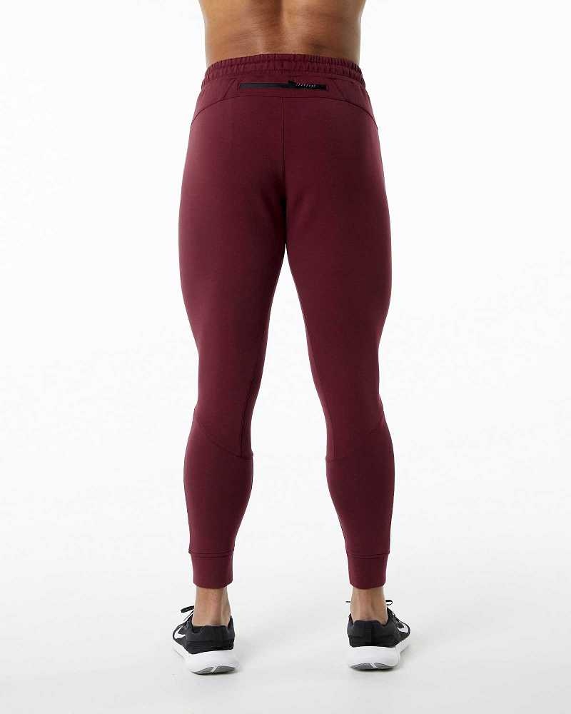 Pánské Kalhoty Jogger Alphalete ELMTS Cuffed Červené | CZ-125069