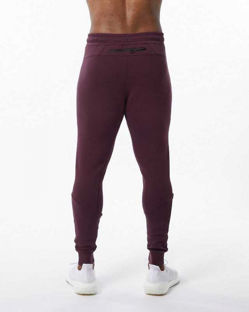 Pánské Kalhoty Jogger Alphalete ELMTS Cuffed Červené | CZ-069152