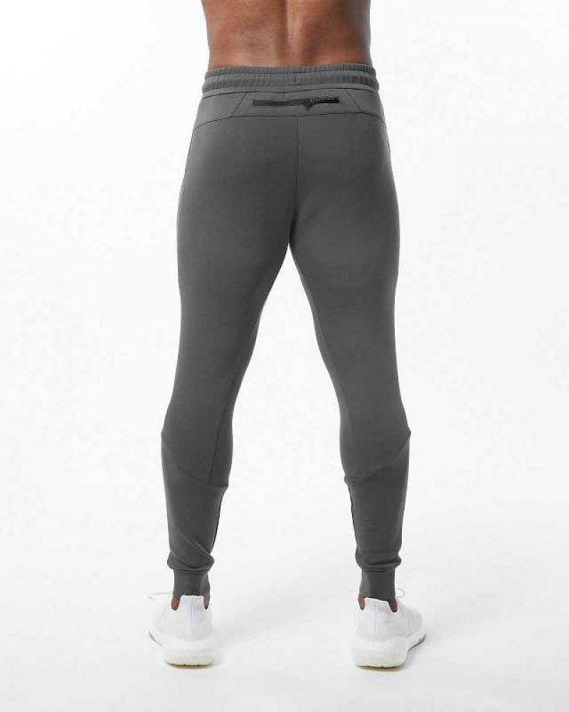 Pánské Kalhoty Jogger Alphalete ELMTS Cuffed Šedé | CZ-192843