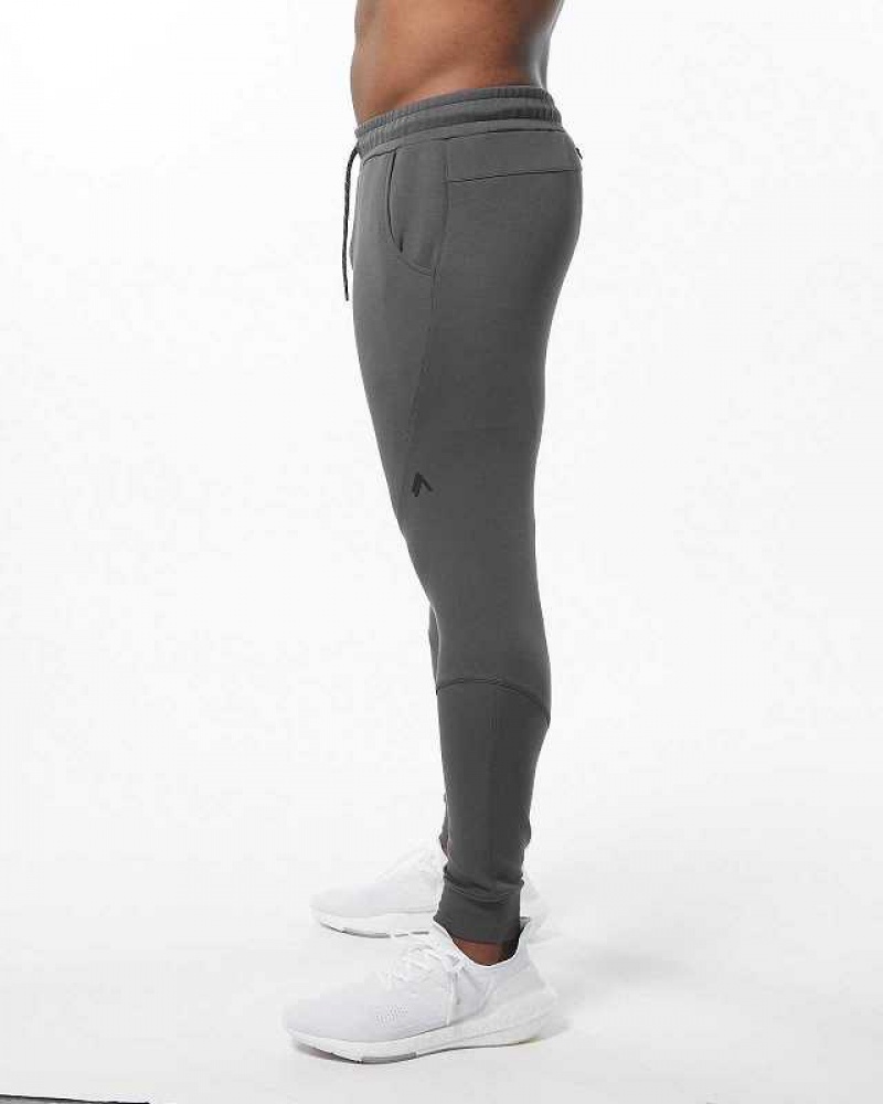 Pánské Kalhoty Jogger Alphalete ELMTS Cuffed Šedé | CZ-192843
