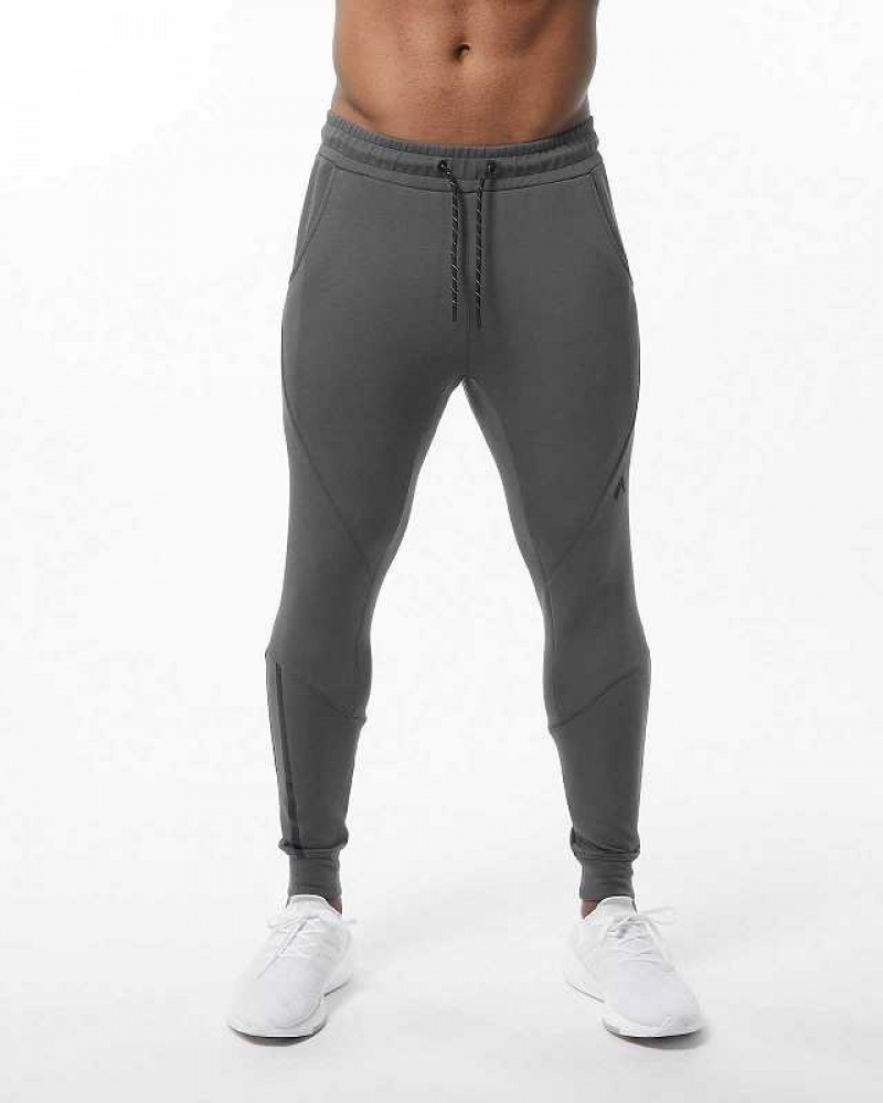 Pánské Kalhoty Jogger Alphalete ELMTS Cuffed Šedé | CZ-192843