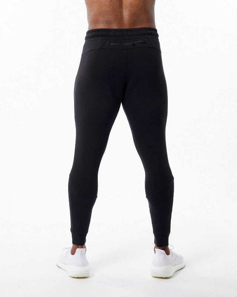 Pánské Kalhoty Jogger Alphalete ELMTS Cuffed Černé | CZ-876519