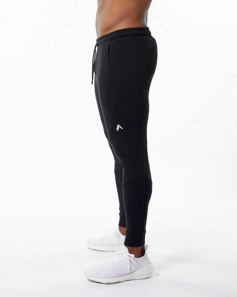 Pánské Kalhoty Jogger Alphalete ELMTS Cuffed Černé | CZ-876519